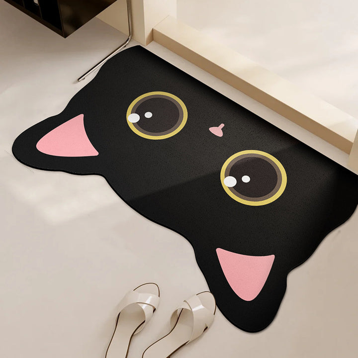 Cat-Themed Playful Area Mat