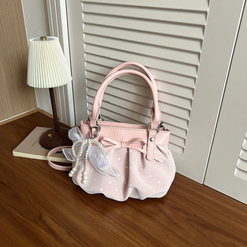 Stylish Polka Dot Handbag