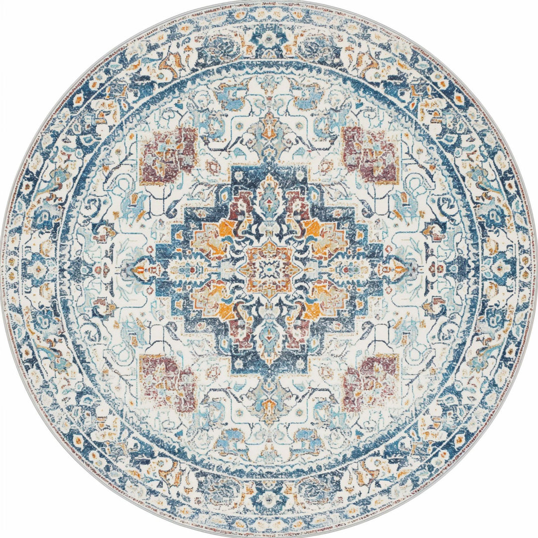Ornate Floral Vintage Area Rug Kalsten