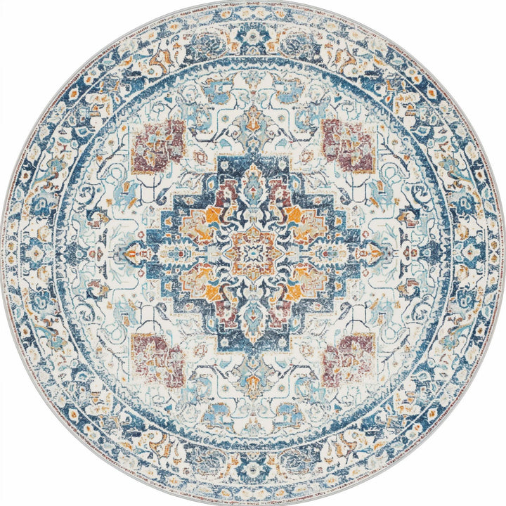 Ornate Floral Vintage Area Rug Kalsten