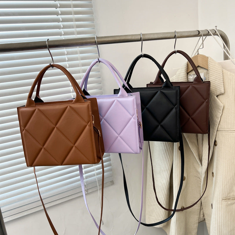 Quilted Leather Shoulder Handbag Kalsten