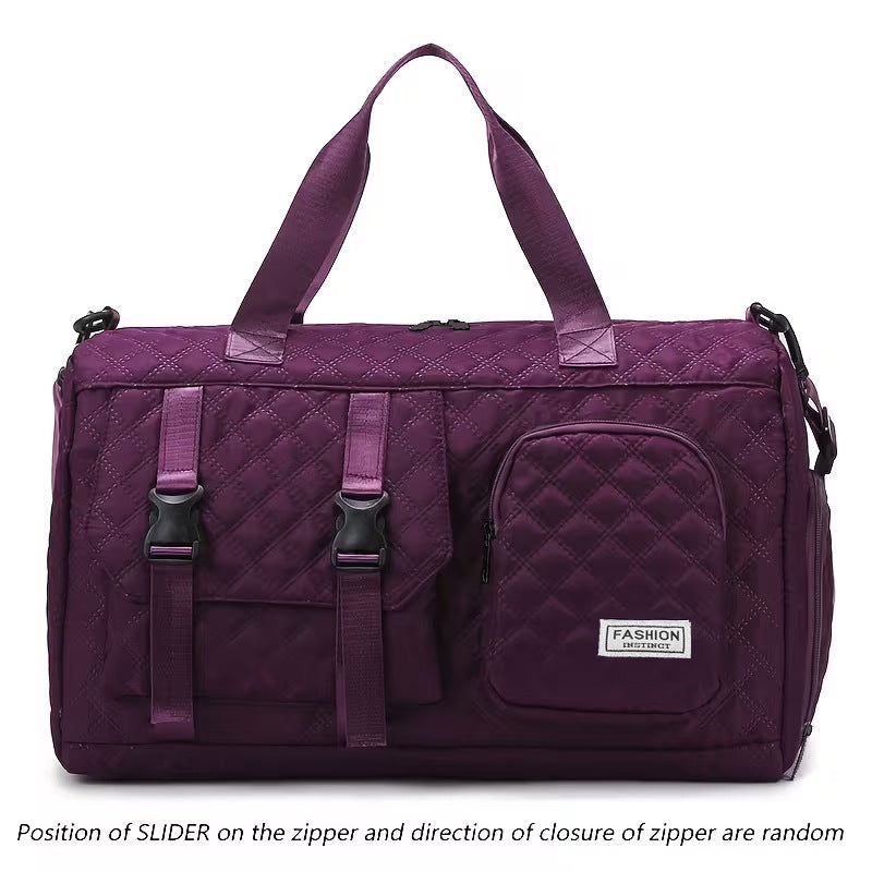 Versatile Quilted Travel Duffel Bag Kalsten