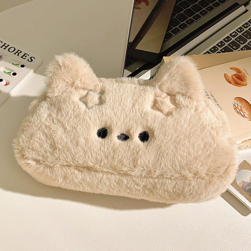 Fluffy cosmetic bag Kalsten