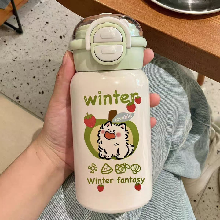 Ladies creative water bottle with animal motif Kalsten