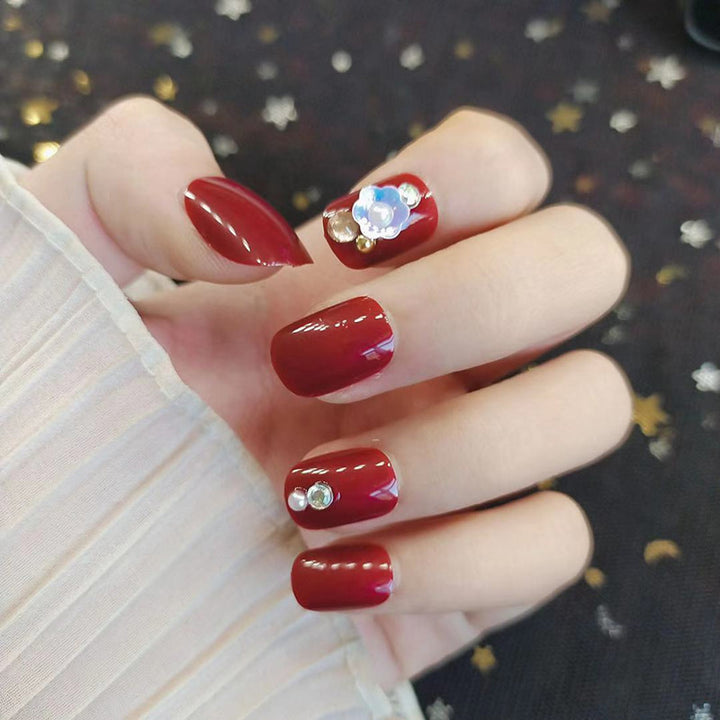 Elegant French Tip Press-On Nail Art