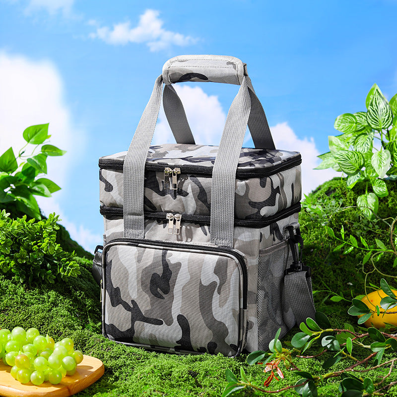 Insulated Multi-Compartment Cooler Bag