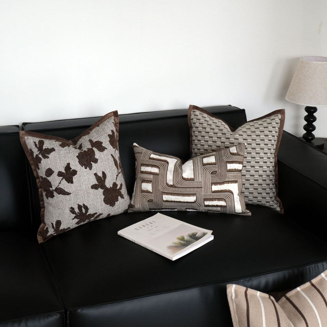 Textured Weave Accent Pillow for Living Room