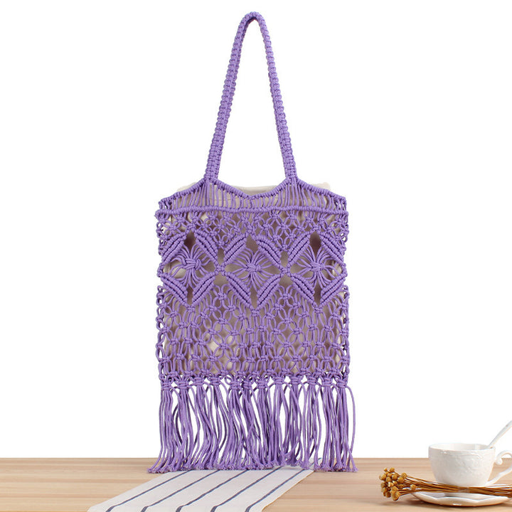 Hand-knotted Macrame Tote Bag Kalsten