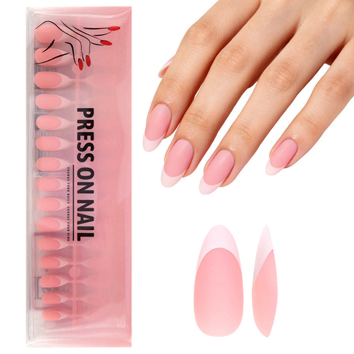 Artificial nails with elegant French cut Kalsten