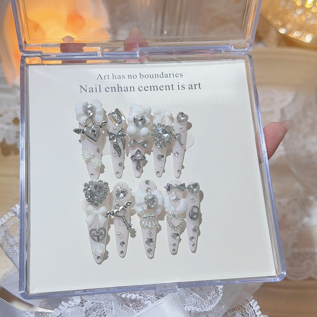 Decorative Rhinestone Nail Art Tips