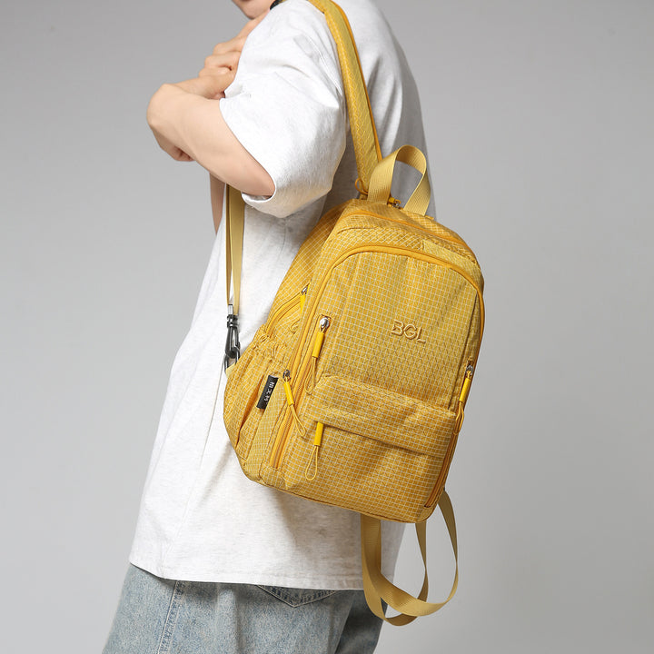 Textured Multi-Pocket Backpack Kalsten