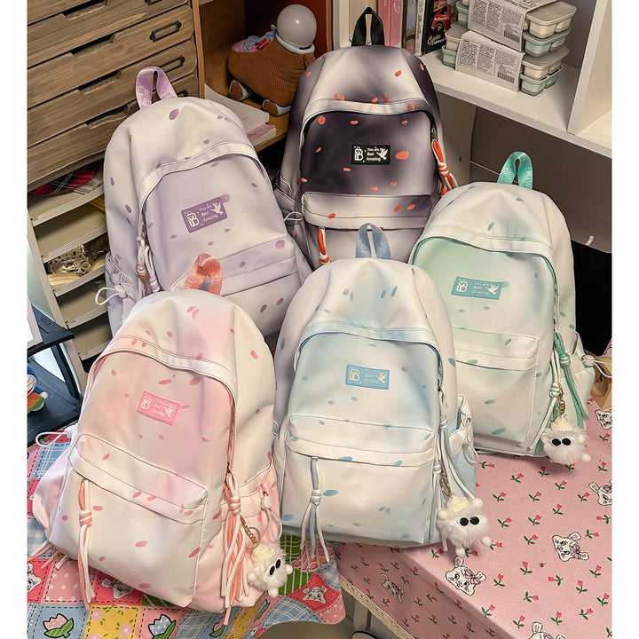 Stylish Polka Dotted Backpack Kalsten