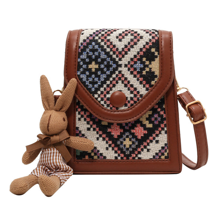 Artisanal Patterned Crossbody Bag