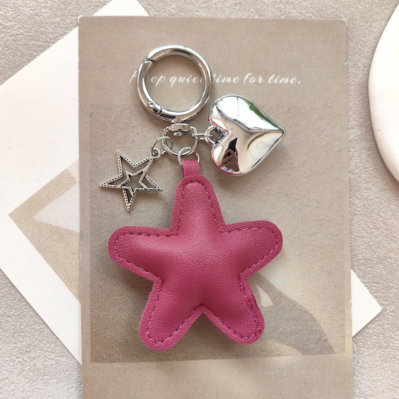 Keychain with star and heart design Kalsten