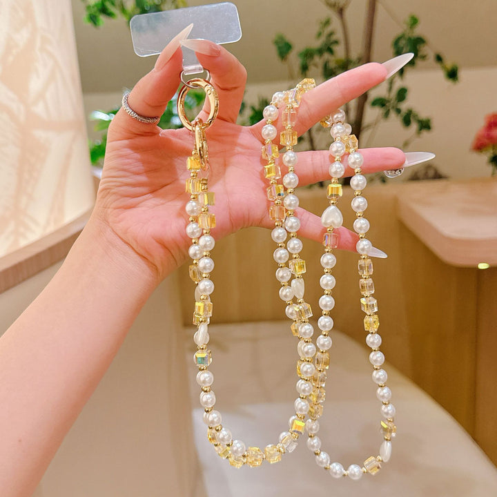 Pearl and Gemstone Eyewear Lanyard Kalsten
