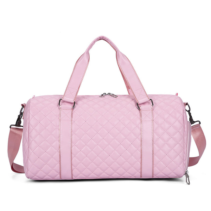Quilted Travel Duffle Bag