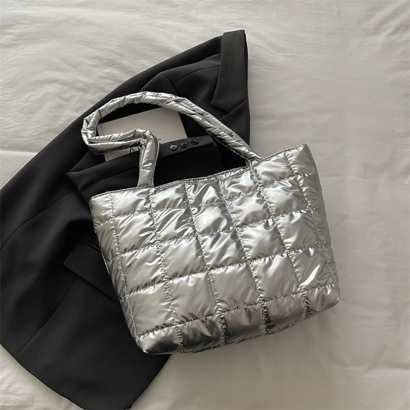 Padded Quilted Tote Bag Kalsten