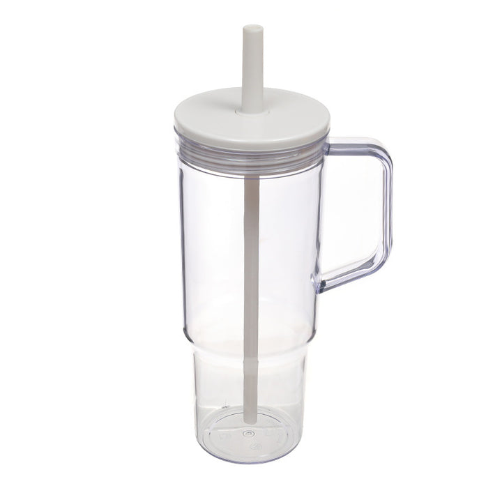 Women's creative drinking cup with retractable straw and non-slip handle Kalsten