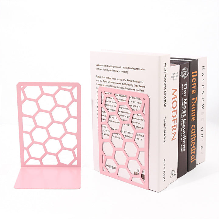 Artistic Geometric Design Bookends