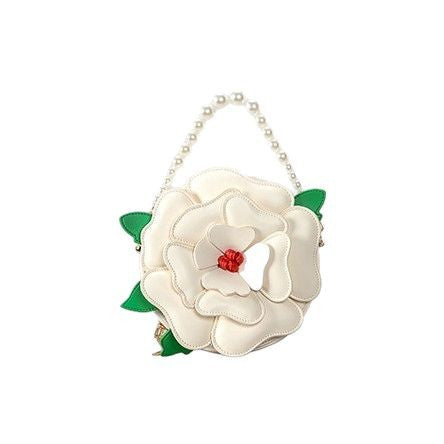 Floral-Themed Decorative Handbag