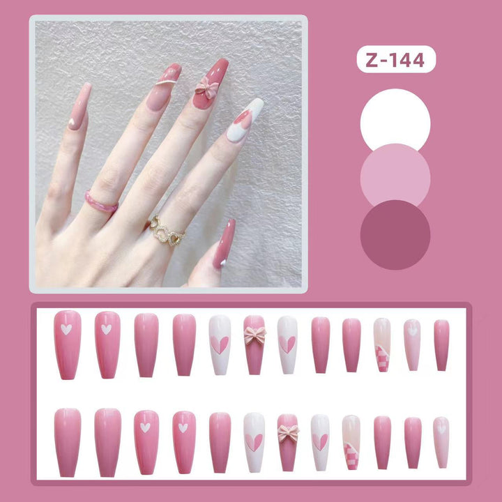 Sparkling Rhinestone Press-On Nail Set Kalsten