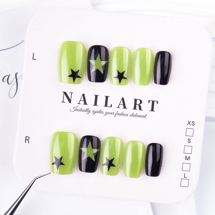 Floral and Butterfly Design Press-On Nails Kalsten