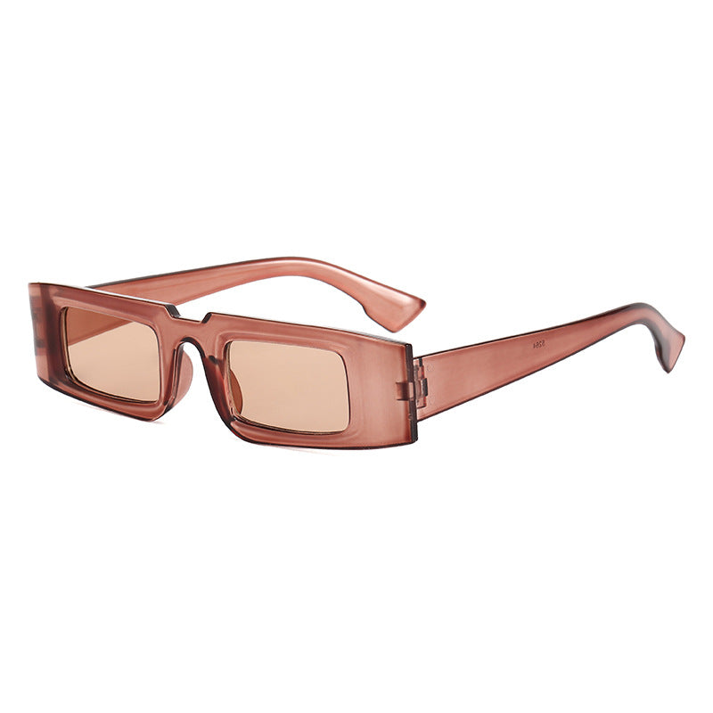 Ladies Fashion Square Sunglasses with Animal Print Kalsten