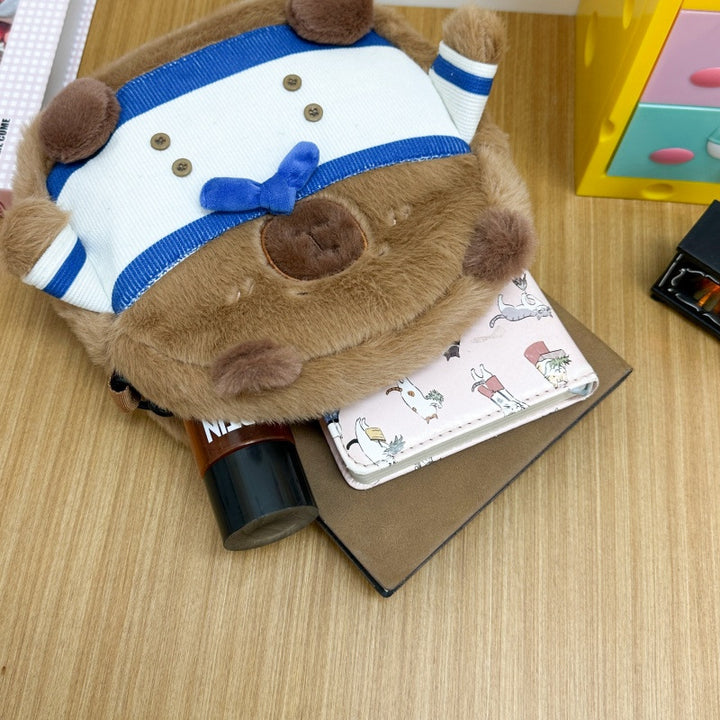 Cozy plush handbag in animal design Kalsten