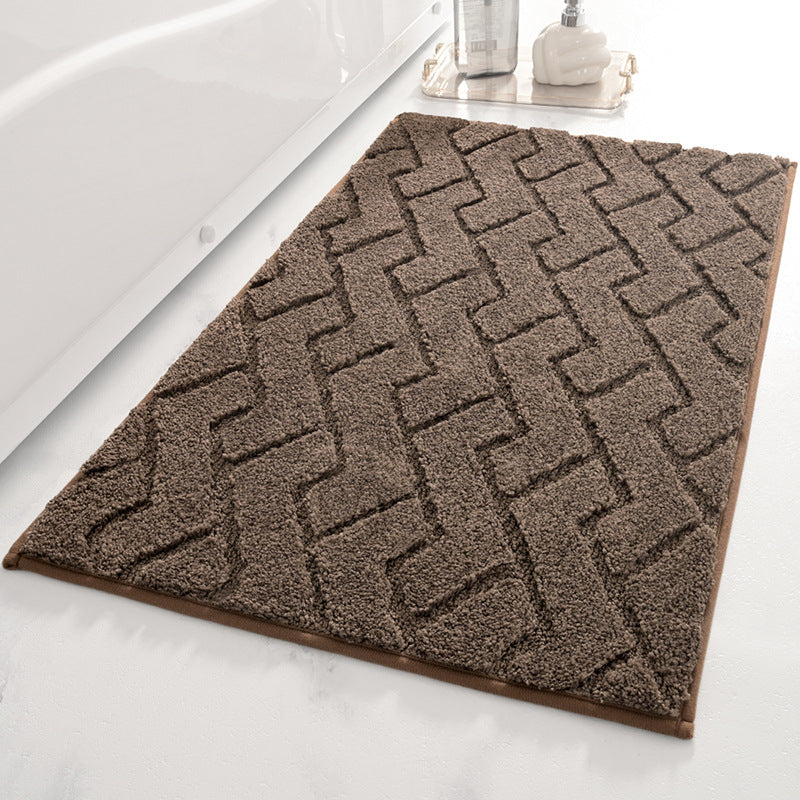 Modern Geometric Bath Mat Kalsten