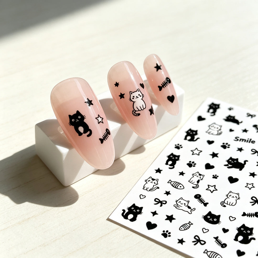 Tropical Fruit-Themed Nail Art Sticker Set