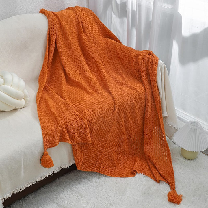 Cozy Woven Throw Blanket Kalsten