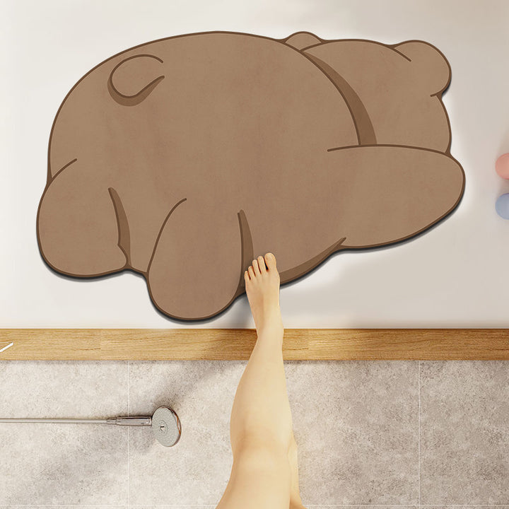 Cute Animal-Shaped Bath Mat