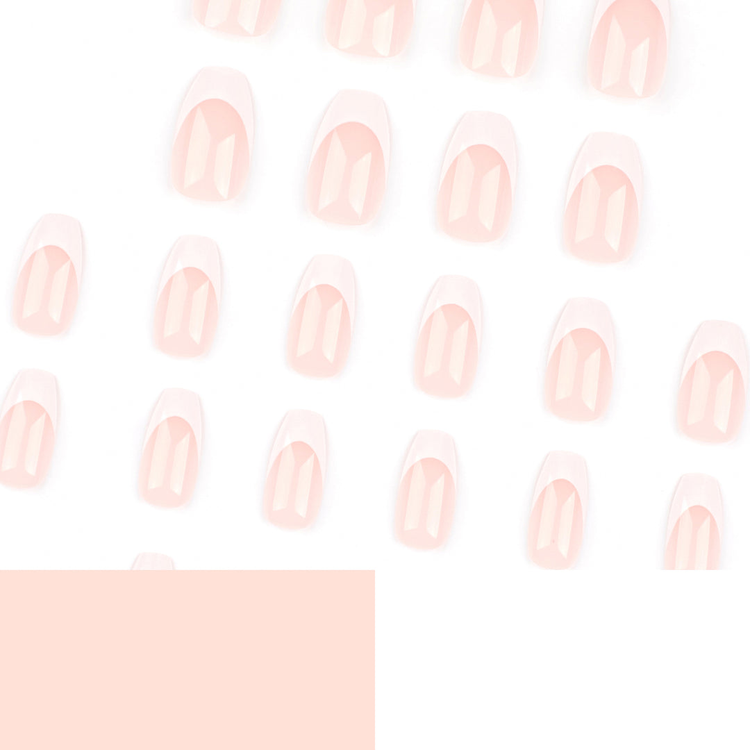 Elegant Nail Art with French Tip Design Kalsten