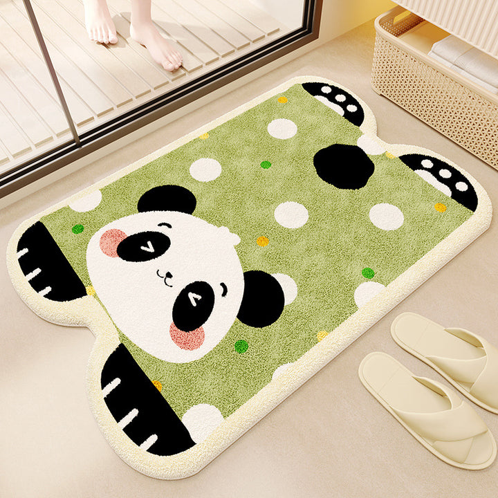 Cartoon Animal-Themed Bath Mat Kalsten
