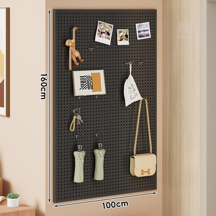 S-Shaped Offset Pegboard Utility Hooks with Support Post