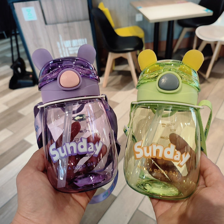 Women's Playful Water Bottle with Animal Ears Kalsten