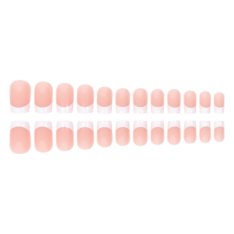 Classic French Tip Press-On Nails Kalsten 1789085679