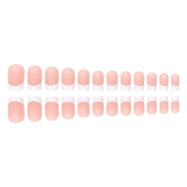 Classic French Tip Press-On Nails Kalsten 1789085679