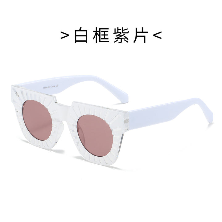 Ladies Fashion Sunglasses with Creative Geometric Frame Kalsten