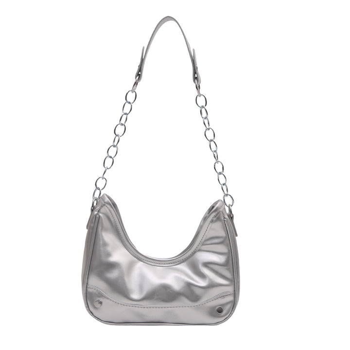 Chain-Handled Shoulder Bag