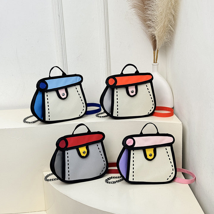 Playful Themed Crossbody Bag