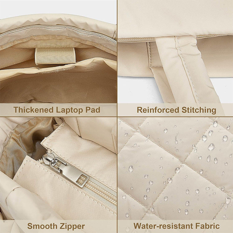 Elegant and Padded Tote Bag Kalsten