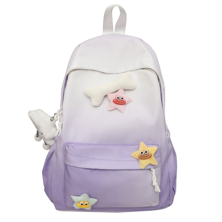 Playful Character Embellished Backpack Kalsten