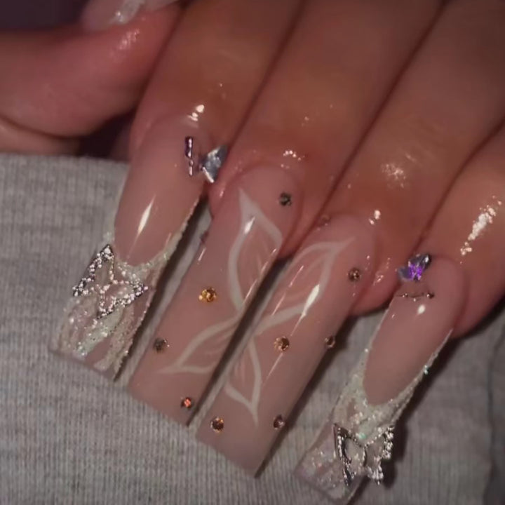 Elegant Long Nail Art Extensions Kalsten