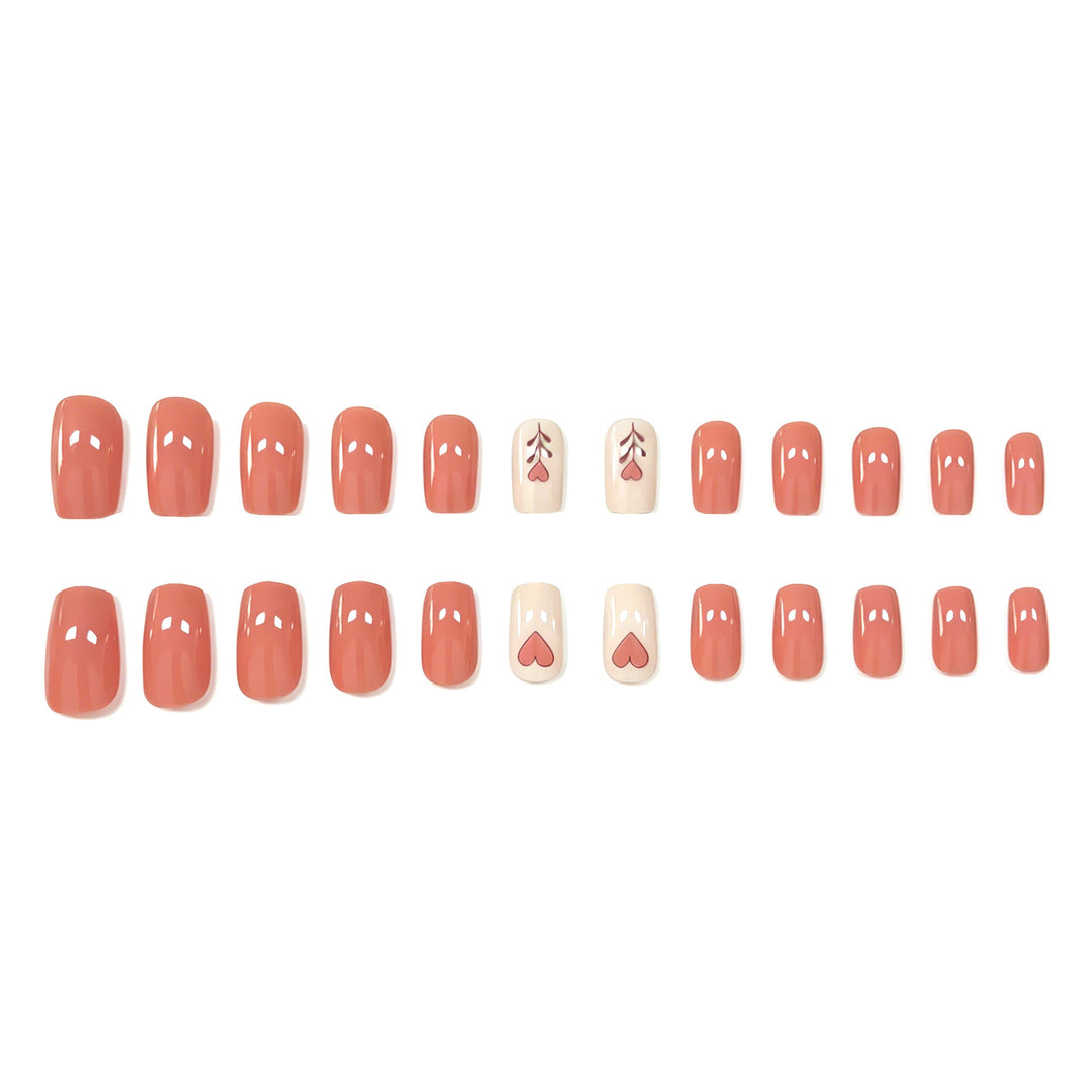 Stylish Heart Patterned Nail Art Enhancements Kalsten