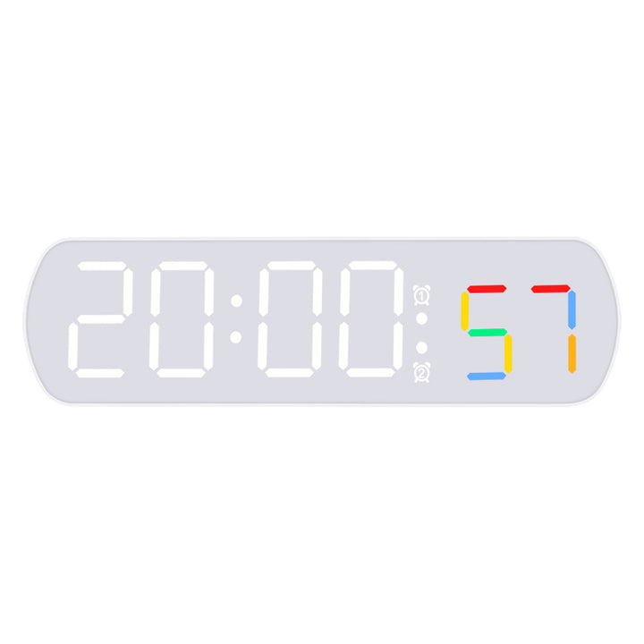 Digital radio alarm clock with multicolored LED display Kalsten