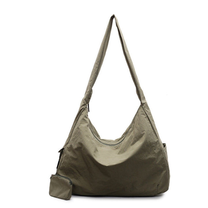 Spacious Multi-Pocket Hobo Bag