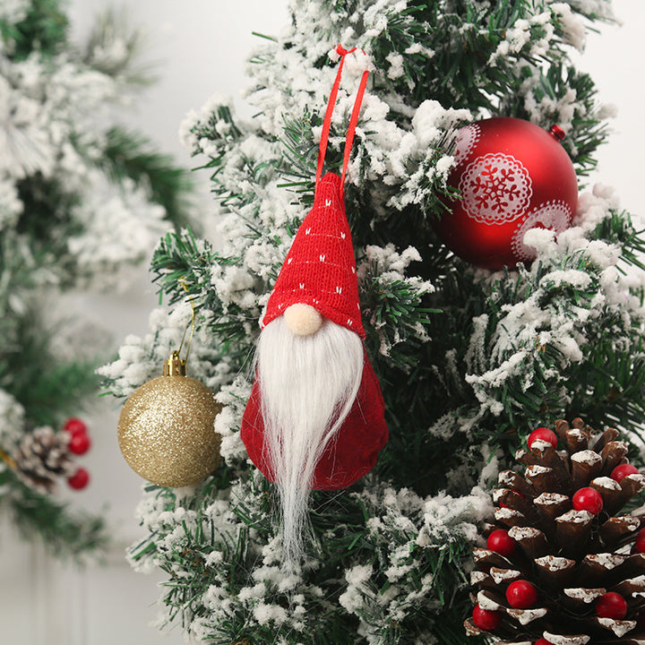 Cute Christmas tree decoration in gnome design Kalsten