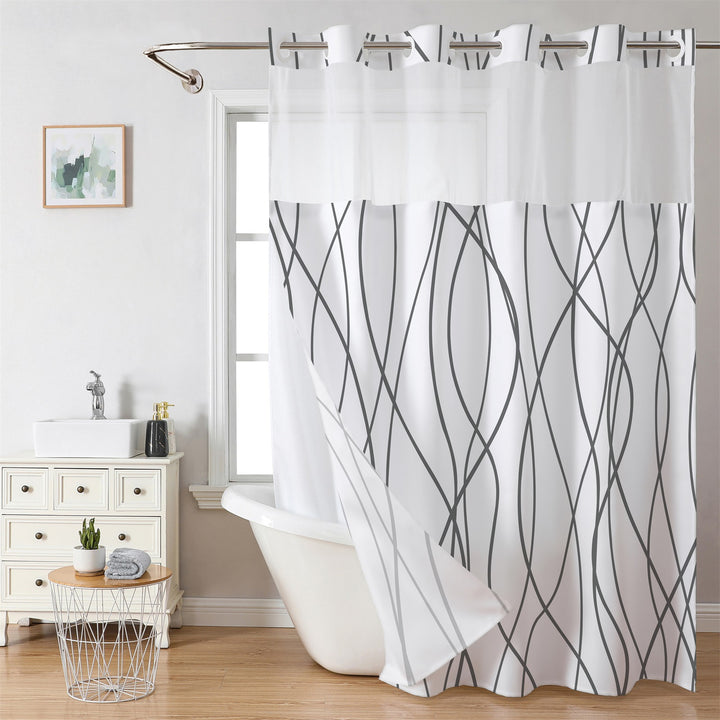 Artistic Floral Shower Curtain Kalsten