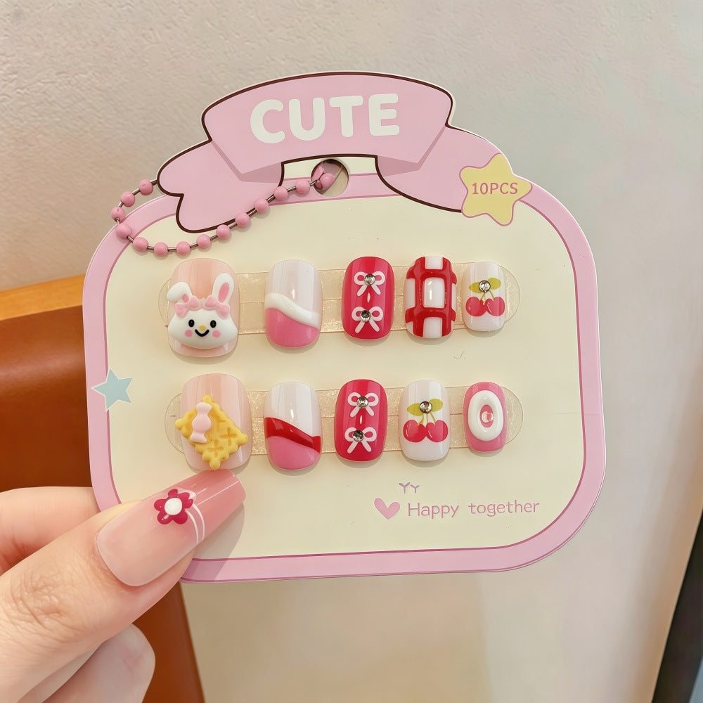 Artificial nails with sweet character design Kalsten